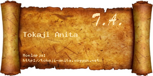 Tokaji Anita névjegykártya